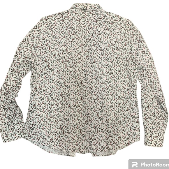 Denim & Flower by Ricky Singh Men's Large Floral Button Up Shirt - Picture 2 of 9